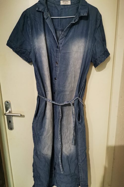 Robe jean midi