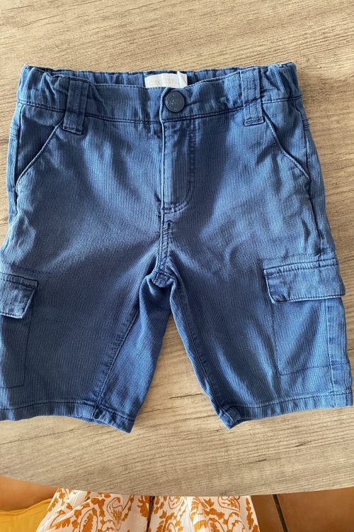 Petit Pantalon cargo bleu