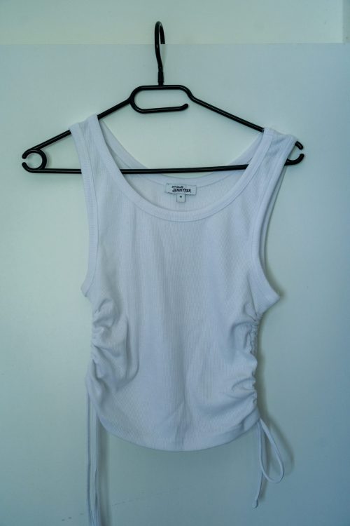 Crop top blanc