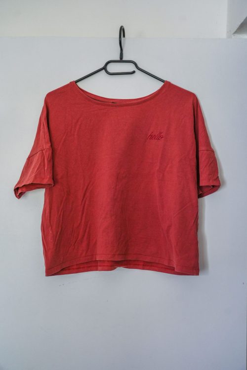 t-shirt large rouge
