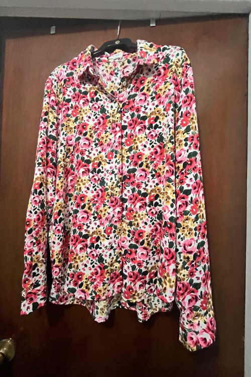 Chemise à fleurs