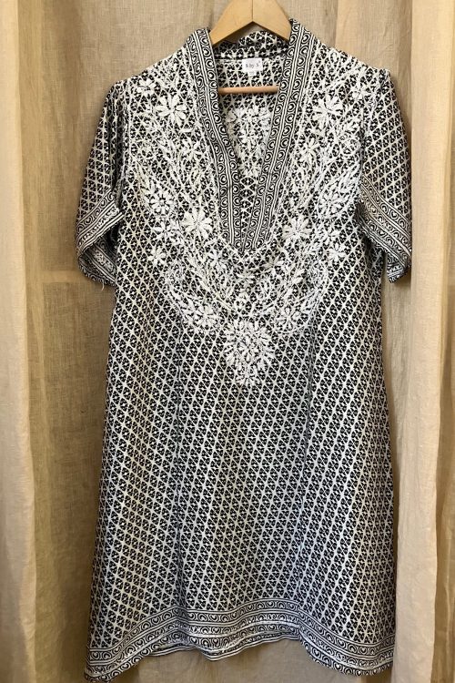 Robe polyester/soie