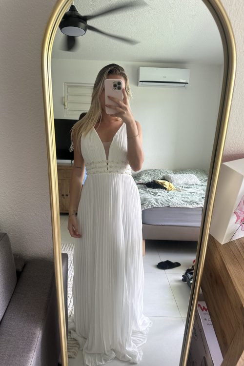 Robe de soirée blanche