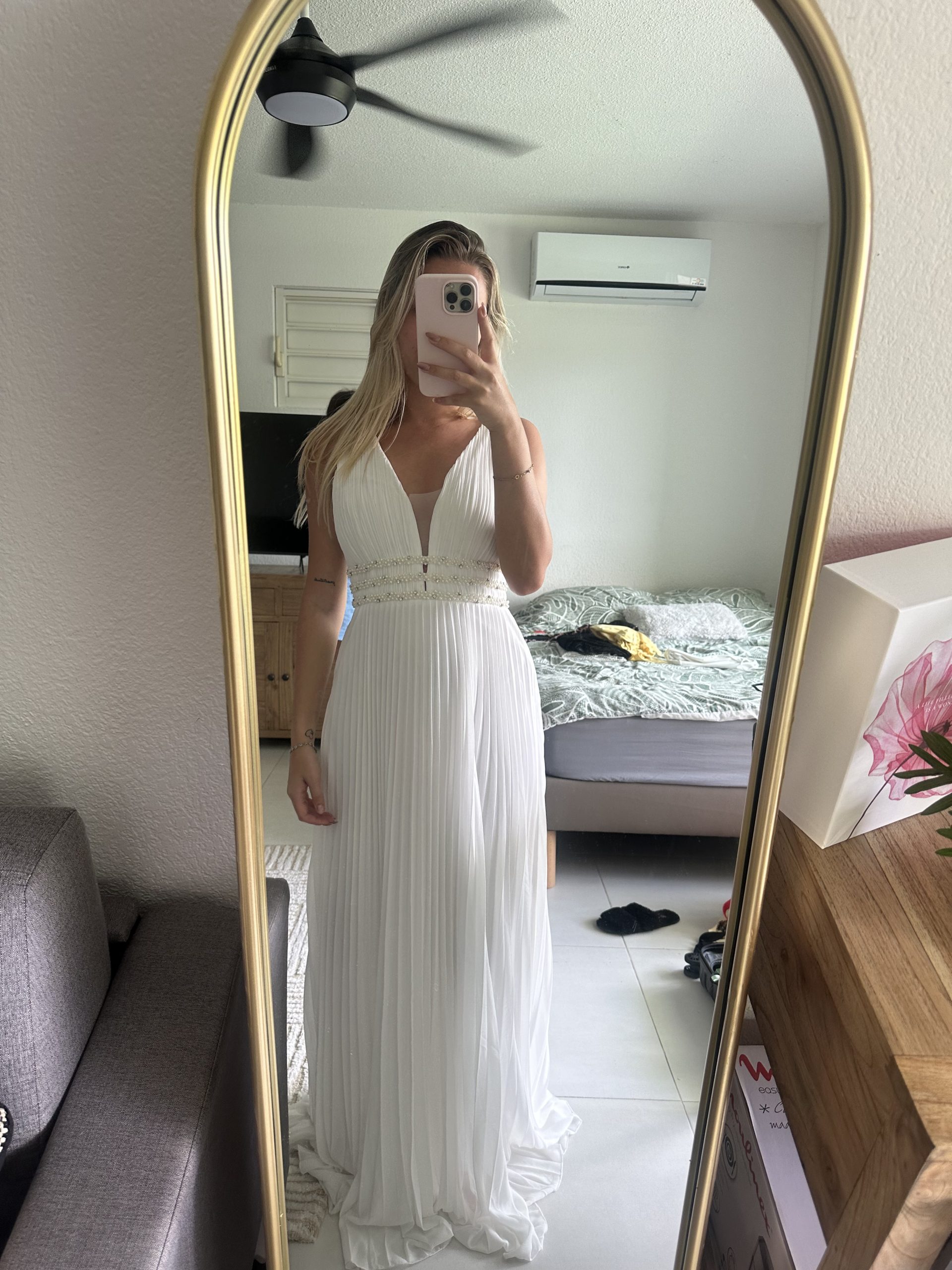 Robe de soirée blanche